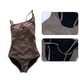 thumbnail image 3 of Traje de baño de una pieza para mujer Traje de baño con corte de horquilla alta con control de barriga y un hombro, 3 of 6