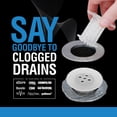 thumbnail image 4 of TubShroom Revolutionary Hair Catcher Drain Protector for Tub Drains (No More Clogs) Clear, 4 of 7