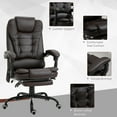 thumbnail image 5 of Vinsetto 7-Point Vibrating Massage Office Chair with High Back Brown, 5 of 9