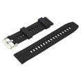 thumbnail image 1 of Smartwatch Strap, Silicone Watch Band Replacement Black Skin Friendly Comfortable Snap Clasp  For Traveling 20MM, 1 of 8