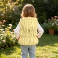 thumbnail image 5 of Mifsaly Toddler Girls Hooded Puffer Vest Cute Bowknot Sleeveless Quilted Winter Jacket Kids Lightweight Warm Outerwear Coat, 5 of 9