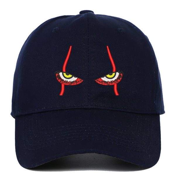 Gorra de béisbol Pennywises Scarys Eyes Anime Snapback Hat H
