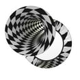 thumbnail image 2 of Hirioo 3D Vortex Illusion for Round Bar Stool Seat Covers Washable Stool Cushion Slipcover Elastic Bar Chair Covers for 12-14 Inch Chair-13 inch, 2 of 7