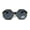 gold black, variant on Octagonal Shield Robotic Large Futuristic Fashion Sunglasses Gold Brown