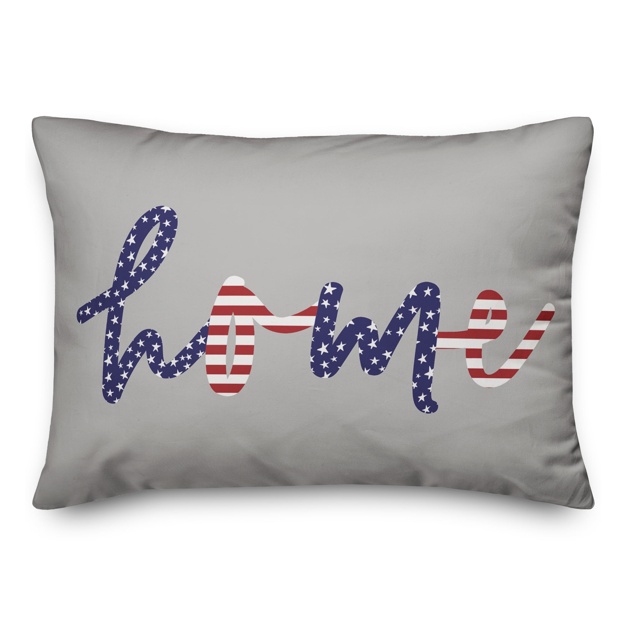 Creative Products Patriotic Home Script 14x20 Indoor / Outdoor Pillow