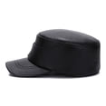 thumbnail image 3 of Plain Cap, Men Adjustable Structured PU Classic Baseball Cap Hat,Winter For Elderly Father ,Classic Design, 3 of 6