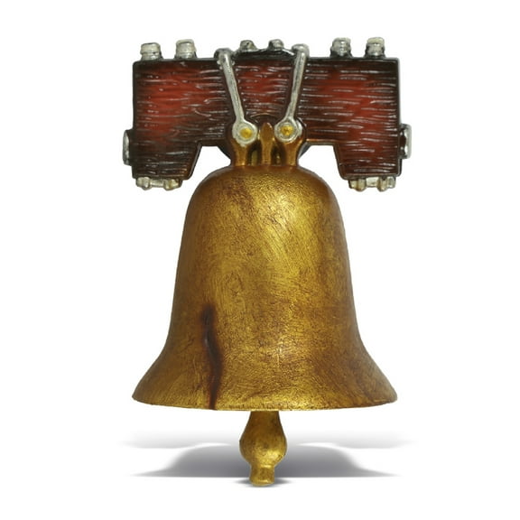 CoTa Global Liberty Bell Refrigerator Bobble Magnet - Realistic Fun Cute Historical Landmark Bobble Head Magnet For Kitchen Fridge, Home Decor, and Cool Office Decorative Novelty Souvenir - 1 Piece