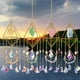 thumbnail image 3 of Carillón De Viento De Cristal Colorido, Carillones De Viento De Luna De 46 Cm De Longitud Curativos Para Bodas, 3 of 7