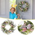 thumbnail image 1 of Fiudx Ofertas de la semana Coronas de Pascua Decoraciones de Pascua Coronas de Pascua para colgar en la puerta, 1 of 7