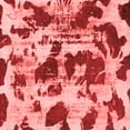 thumbnail image 1 of Ahgly Company Indoor Square Abstract Red Modern Area Rugs, 4' Square, 1 of 4