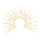 thumbnail image 3 of Diadema de sol con halo de Halloween, diadema, tocado decorativo portátil, tocado de sol Oro, 3 of 9