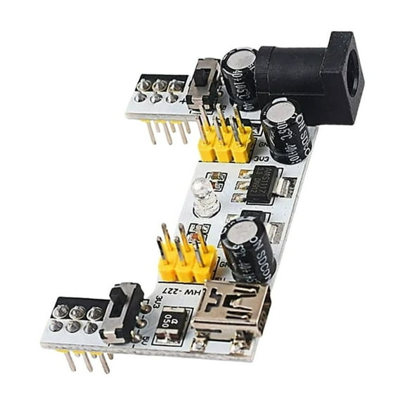 MB102 USB Breadboard Power Supply Module MB102 Module 5V 3.3V 2 Channel Projects
