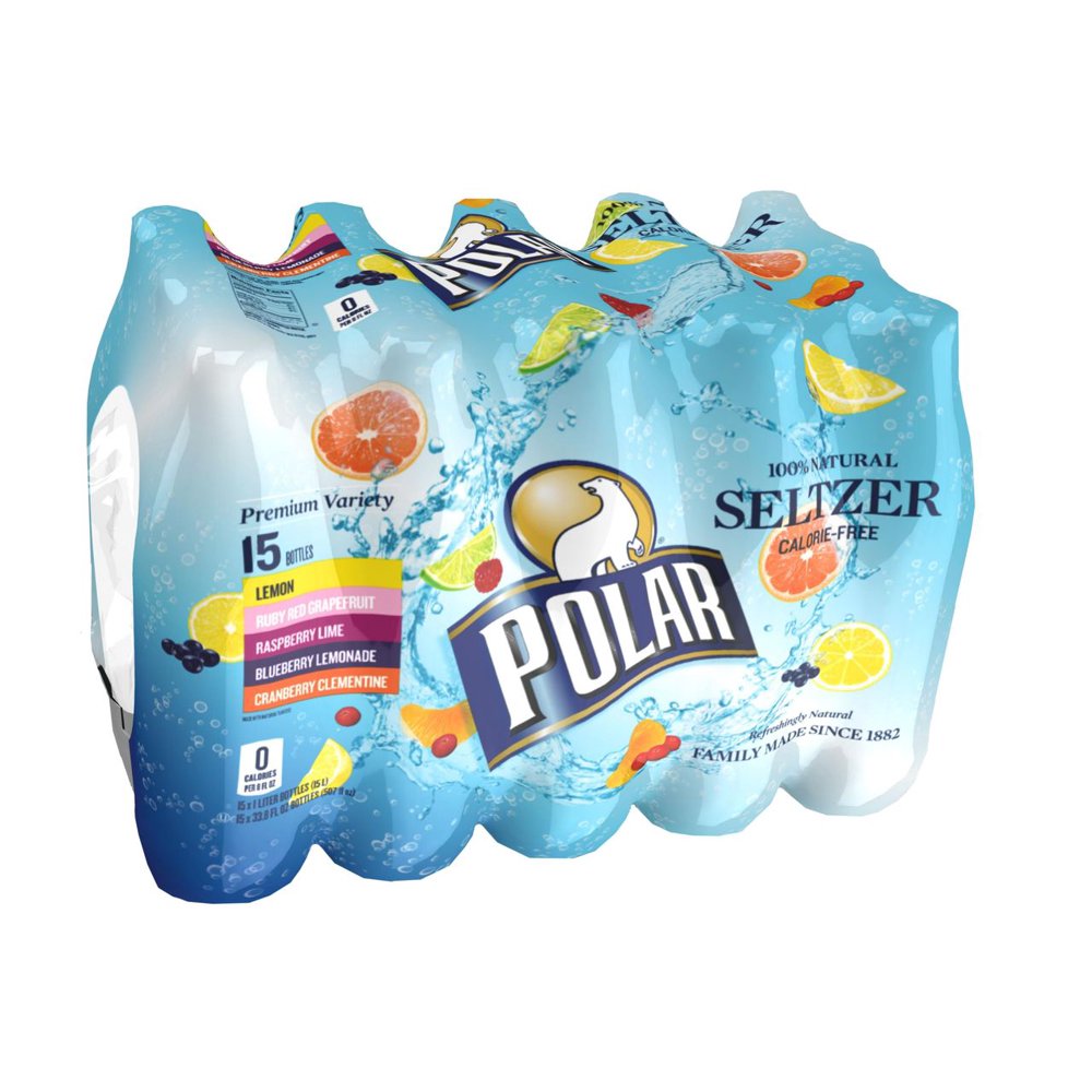 Product of Polar Seltzer Variety Pack, 15 ct./1L