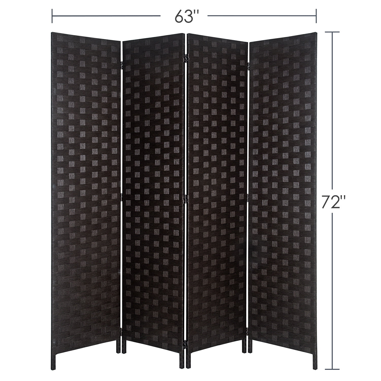 Black Details about   Folding 4 Panel Room Divider Japanese Plum Blossom Home Decor 71" Tall 