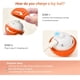 thumbnail image 2 of Pelota Juguete para Perros, Pelota Juguete Interactiva para Perros, Pelota Juguete para Perros Aburrimiento Interiores y Exteriores, Pelota Juguete para Perros (Naranja), 2 of 8