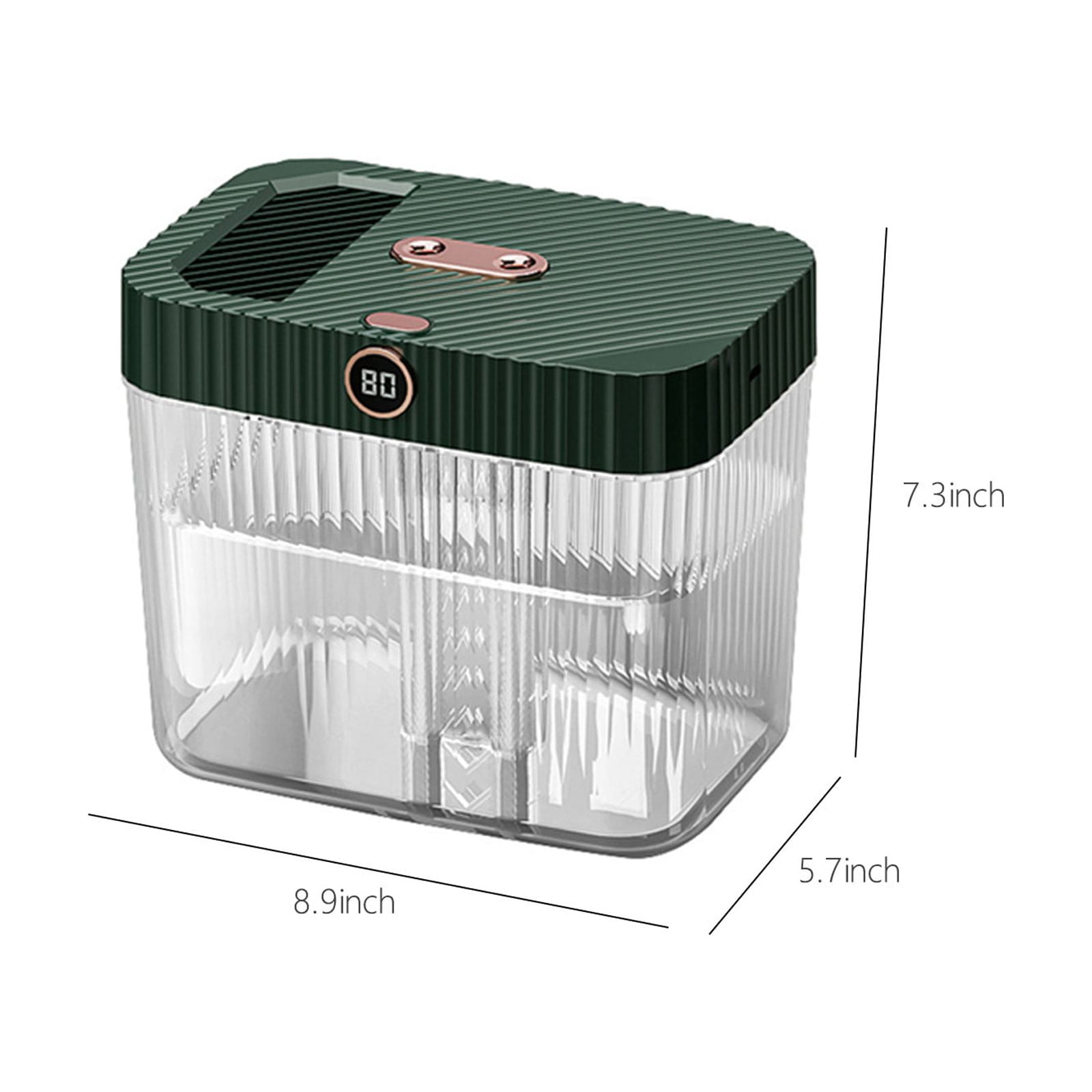Oggfader Humidifier for Room Humidifiers For Bedroom 5L Cool Mist Humidifiers With Remote Control & Nightlight Large Capacity Humidifier Auto Shut For Baby Room Home Plants Green