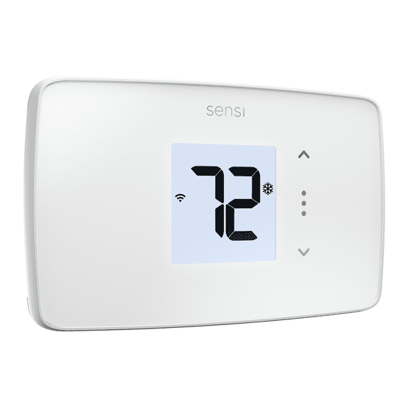Emerson Sensi Lite Smart Thermostat, Programmable Wi-Fi Thermostat, 1 Count WHITE