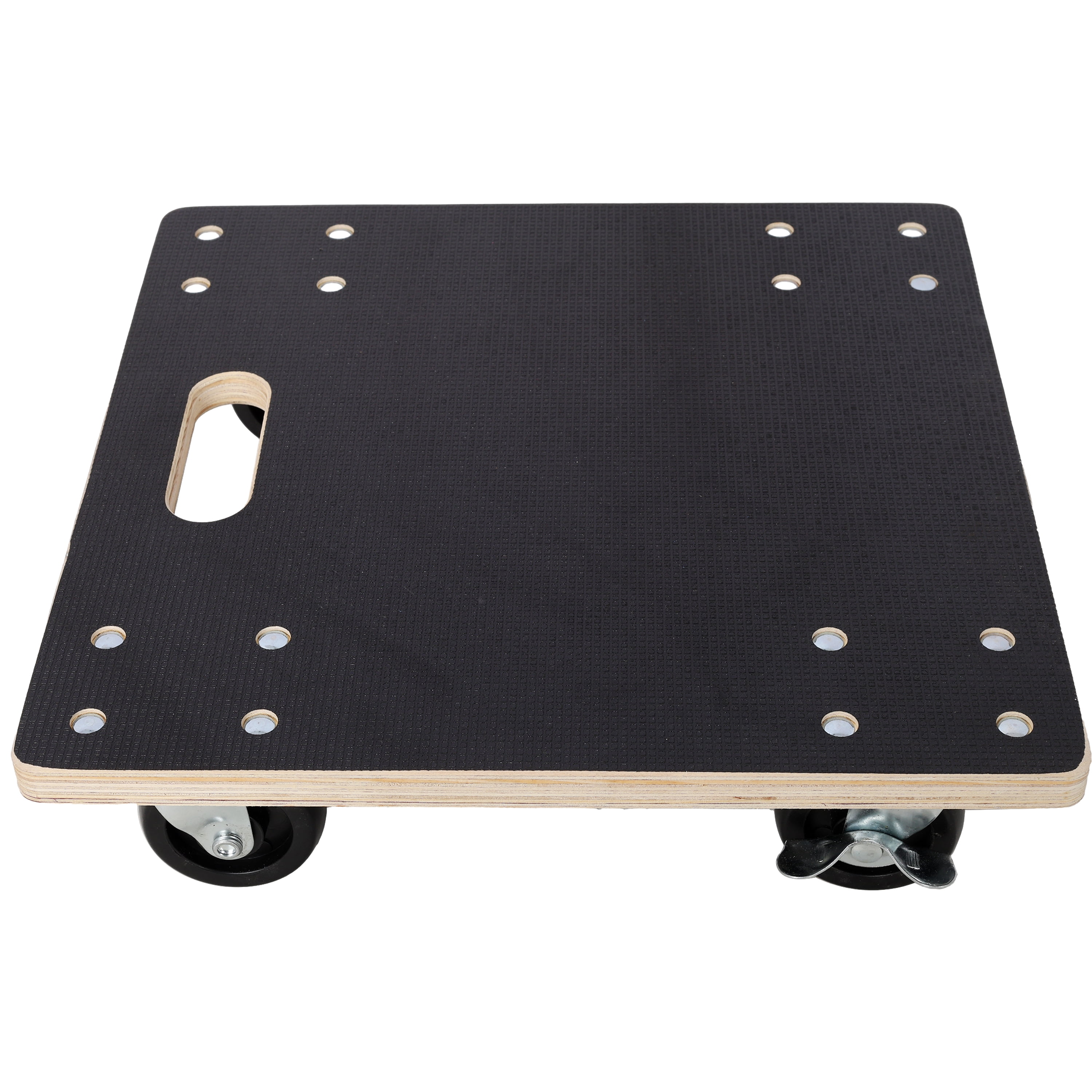 15-Inch Furniture Moving Wooden Dolly, Heavy Duty Plywood Mover with 4 PP Swivel Wheels (2 with Brakes), 1320 lbs Capacity Rolling Cart for Piano, Couch, Fridge & Appliances, 2 Pack