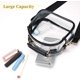 thumbnail image 4 of Cartera transparente para mujer, bolsa transparente aprobada por el estadio, bolso transparente transparente (negro) Sincero Hogar, 4 of 7