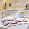thumbnail image 6 of Yayeee Dish Drying Mat for Kitchen Counter 16"x18" Microfiber Absorbent Pad, White Geometric, 6 of 7