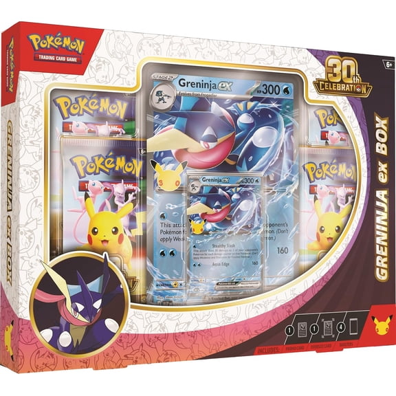 Pokemon TCG: 30th Celebration Greninja ex Box