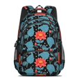thumbnail image 2 of Pioneer Flower Floral Print Pattern Backpack for School, Cute School Bag with Adjustable Shoulder Straps and Padded Back, 16.9"x12.6"x5.9", 2 of 5