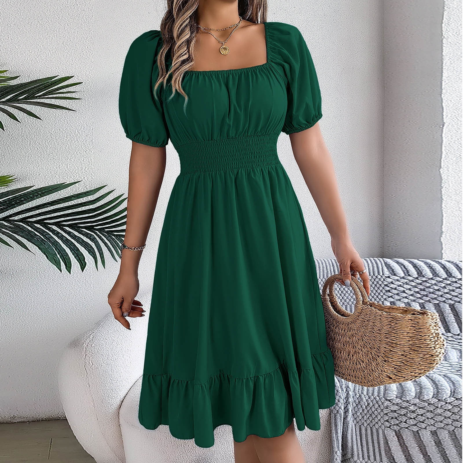 【りんご】acka sheer puff dress サイズ2 71k-FfjiqvL.jpg