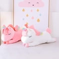 thumbnail image 4 of Peluche de peluche HUOGUO de unicornio con alas de arcoíris, 30 cm, 4 of 5
