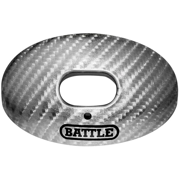 Battle Sports Protège-Lèvres Oxygène Chromé Carbone - Argent