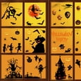 thumbnail image 5 of Halloween Window Clings, 9 Sheets Large Halloween Window Decorations Stickers Double-Sided Removable Glass Window Decals, 5 of 5