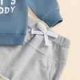 thumbnail image 6 of CAICJ98 Toddler Baby Boy Fall Winter Clothes Mamas Little Boy Outfit Letter Long Sleeve Sweatshirts and Jogger Pants Set (Blue,18-24 Months）, 6 of 7