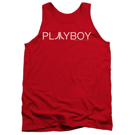 Atari Playboy Adult Tank Top Red