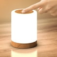 thumbnail image 2 of BOLLSLEY LED Night Light for Kids Touch Control - Bedside Baby Nursery Lamp - 3 Levels Dimmable RGB Color Changing LED Desk Table Lamp, 2 of 10