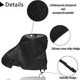 thumbnail image 2 of Funda protectora para enganche de remolque - Lona protectora para caravanas, funda protectora universal para enganche de caravana, 87 x 62 x 40 cm, 2 of 5