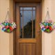 thumbnail image 2 of 2X Flores Colgantes Artificiales en Cesta para la Decoración del Jardín del Césped del Patio, para la Decoración de Exteriores e Interiores-Multicolor, 2 of 4