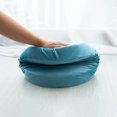 thumbnail image 3 of Bearachild Futón circular - Cojín engrosado para sentarse durante mucho tiempo Tela transpirable Cojín para arrodillarse de adoración de Buda Conjuntos de muebles de dormitorio Terciopelo negro), 3 of 6