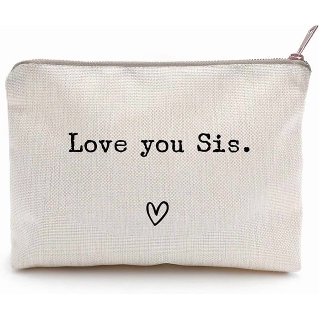 Bolsa de Maquillaje Bolsa de Aseo para Hermanas Regalo para Amigas