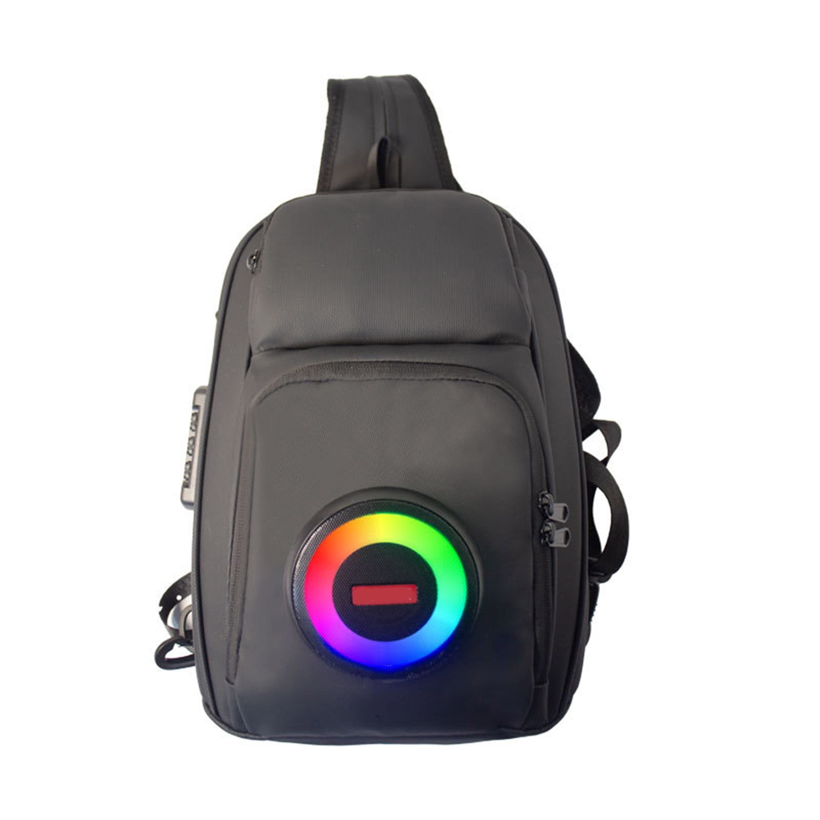 Convertible Backpacks with Speakers Bluetooths Fannys Pack for Parties/Festivals/Beach/Boats Rechargeable Slings Bag