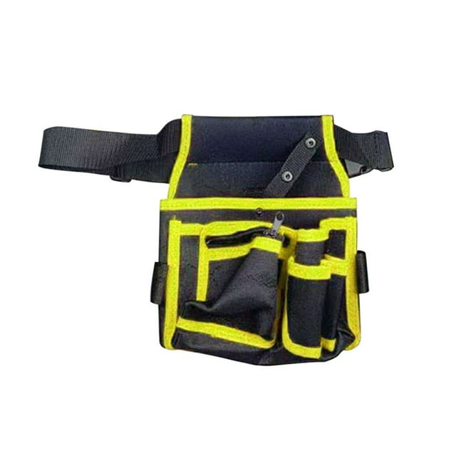 Multiple Pockets High Capacity Adjustable Buckle Waist Bag Electrician Hardware Portable Thickening Tool Belt Pouch Workshop Equipment