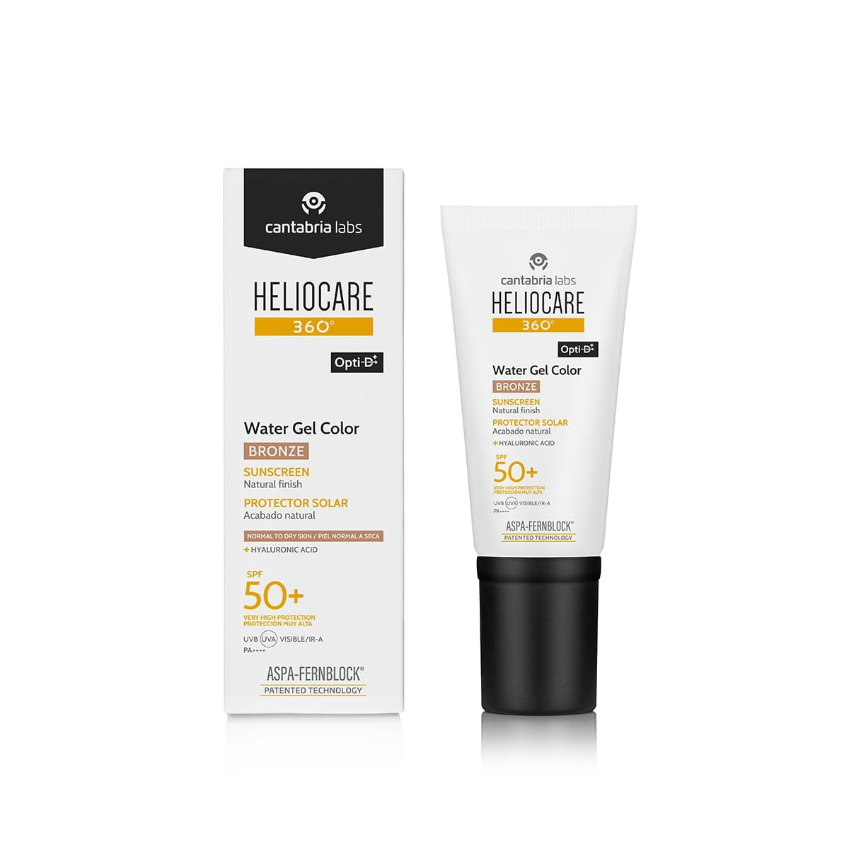 Cantabria Labs, HELIOCARE 360° Water Gel Color, protector solar acabado ...