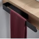 thumbnail image 1 of Toallero, barra adhesiva para toallas para espacios elegantes, acero inoxidable, negro, diseño minimalista, solución para ahorrar espacio, fácil instalación, resistente a la oxidación y duradero, 1 of 6