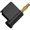 Black Gold, variant on Mosiee 4mm Push Lock Banana Connector Gold Nickel Plated Solderless Stackable Black Gold
