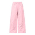 thumbnail image 6 of hotojiny Baggy Sweatpants Women Fashion Wide Leg Pants for Women Elastic Waist Drawstring Unisex Sweat Pants Streetwear S-3XL, 6 of 7