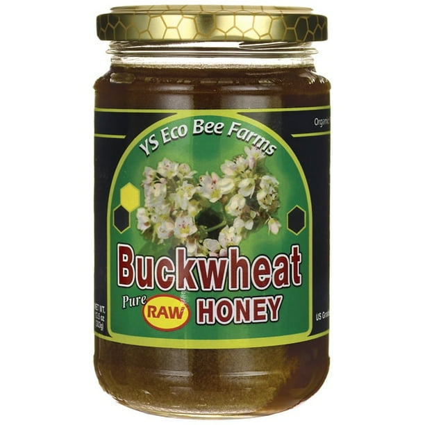 YS Organic Bee Farms Buckwheat Pure Raw Honey 13.5 oz. Walmart