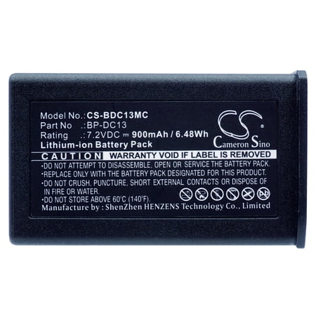 Image of Battery for Leica Silver 19800 T Type 701 Digital Camera TL TL2 BP-DC13 900mAh