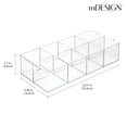 thumbnail image 2 of Organizador de condimentos y soporte para bolsitas de té mDesign Lumiere, paquete de 2, 2 of 3