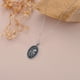 thumbnail image 3 of Collar LEECCI Artemis de plata de ley 925 con diosa griega, 3 of 6