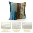 thumbnail image 4 of Qinduosi Brown Decorative Throw Pillow Covers of Teal Pillow Cover Modern Geometry Abstract Art Decorative Pillows for Living Room Bedroom Sofa Couch Outdoor Pillow Covers White, 4 of 5