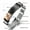 black color, variant on Wollet Stainless Steel Custom Bracelet for Men Women Couple, Send Text& Pics To Custom, Fashion Jewelry Custom Gift