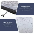 thumbnail image 4 of 15pcs Clear Zippered Mesh Pouches for Travel and Organization, 4 of 6